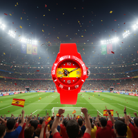 Montre à quartz sport mode Russie Londres Japon, cadran à aiguilles, bracelet en silicone, boîtier en plastique, drapeaux de plusieurs pays, pour hommes, femmes et enfants
