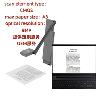 Caméra de visualisation de documents USB CMOS ELOAM VE1020A3AF 3-en-1 A3 8MP haute résolution pour l'éducation et le bureau – En stock