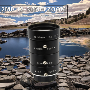Lente de Visión Varifocal Manual de 2MP, 12-36mm, F2.8, 2/3", Montura C, con Revestimiento Antirreflectante y 1 Año de Garantía - Product Image 2