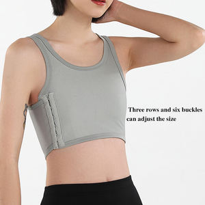 Femmes garçon manqué Sexy Compression poitrine poitrine liant élasticité tissé Corset gilet haut pour lesbiennes filles pull corps Shaper - Product Image 4