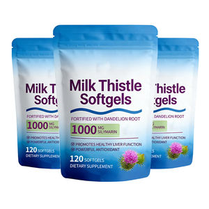 Suplemento de Etiqueta Privada, Extracto Orgánico de Cardo Mariano en Cápsulas Blandas para un Hígado Saludable - Product Image 3