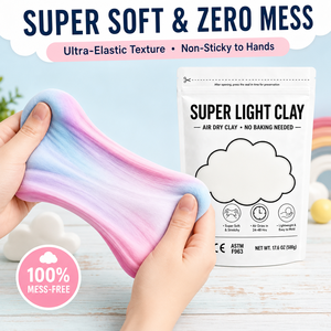 Argile super légère, argile à modeler douce, slime à sculpter, jouets éducatifs DIY unisexes, argile à séchage à l'air, 500 g/sac - Product Image 1