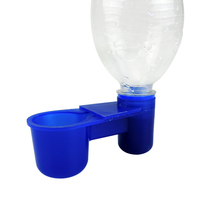 Bouteille d'Eau en Plastique pour Oiseaux, Abreuvoir Fontaine pour Pigeons et Cailles