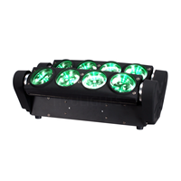 Lumière LED Spider à faisceau mobile 8x15W 4 en 1 RGBW pour DJ Bar Strobe Effets de scène Éclairage de scène haut de gamme