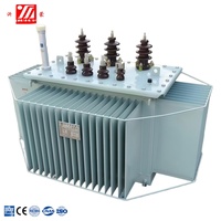 Transformateur électrique de distribution triphasé immergé dans l'huile haute fréquence 100 kVA 200 kVA 1000 kVA 1600 kVA
