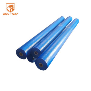 Rouleau de bâche de tente robuste, imperméable, coupe-vent, occultante, en PE, teinte en fil, anti-UV, anti-statique, tissée unie, à prix usine - Product Image 5