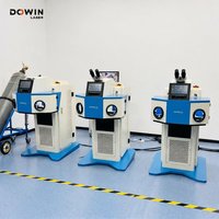 Machine de soudage laser pour bijoux 200W, soudeuse YAG haute énergie 180J avec grand espace interne pour la production et la réparation de bijoux en grande quantité