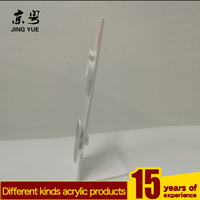 Support pour écouteurs Vibes en acrylique, support de présentation vertical pour bureau, finition mate, design moderne léger pour une utilisation en intérieur