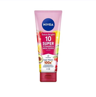 Crème pour le corps Nivea, lotion extra blanchissante, hydratante et réparatrice de nuit, protection blanchissante, vitamine E et C, pour femmes adultes, tous types de peau