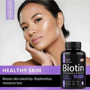 Cápsulas Multivitamínicas e de Biotina para Cuidado Capilar, Unhas e Pele com Absorção Rápida para Adultos - Product Image 4