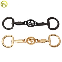 Boucle de réglage en alliage métallique personnalisée pour chaussures, accessoire de décoration pour lacets, boucle en D avec logo pour talon de femme