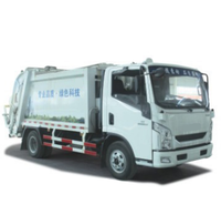 Petit camion à ordures compacteur neuf, véhicule de collecte des déchets 4x2, camion benne à ordures personnalisé OEM