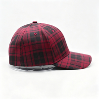 Casquette Papa Sportive Unisexe Tendance de Luxe à 6 Panneaux, Motif Écossais, Léopard et Rayures, Broderie Logo, Qualité Supérieure, Vente en Gros