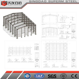 Vorgefertigte vorgefertigte Metallbau sätze Fertighaus konstruktion Scheunen haus aus verzinktem Stahl <span class=keywords><strong>mit</strong></span> Design - Product Image 2