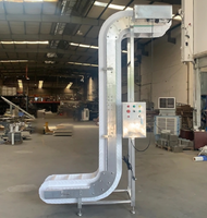 Convoyeur à escaliers - Convoyeur de levage de marchandises à bande en caoutchouc robuste avec vitesse réglable, antistatique pour entrepôt/usine