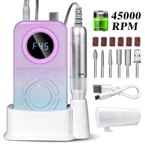 Polisseuse à <span class=keywords><strong>ongles</strong></span> mobile professionnelle rechargeable en métal SG722 USB 45000RPM sans fil portable - Product Image 5