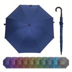 Light Weight Pongee Golf <b>Umbrella</b> American Style <b>Windproof</b> <b>Umbrella</b> for Rain Waterproof - Product Image 1