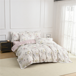 Bộ ga trải giường cotton in hoa đẹp sang trọng - Product Image 2