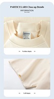 T-shirt Homme 240g en Coton Mélangé Sorona 7A Antibactérien, Personnalisable avec Logo, Grande Taille, Manches Courtes, Unisexe