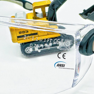 ركوب العين واقية ارتداء العين مكافحة مقاومة العمل الصناعي التدريجي أنسي z87.1 نظارات السلامة - Product Image 3