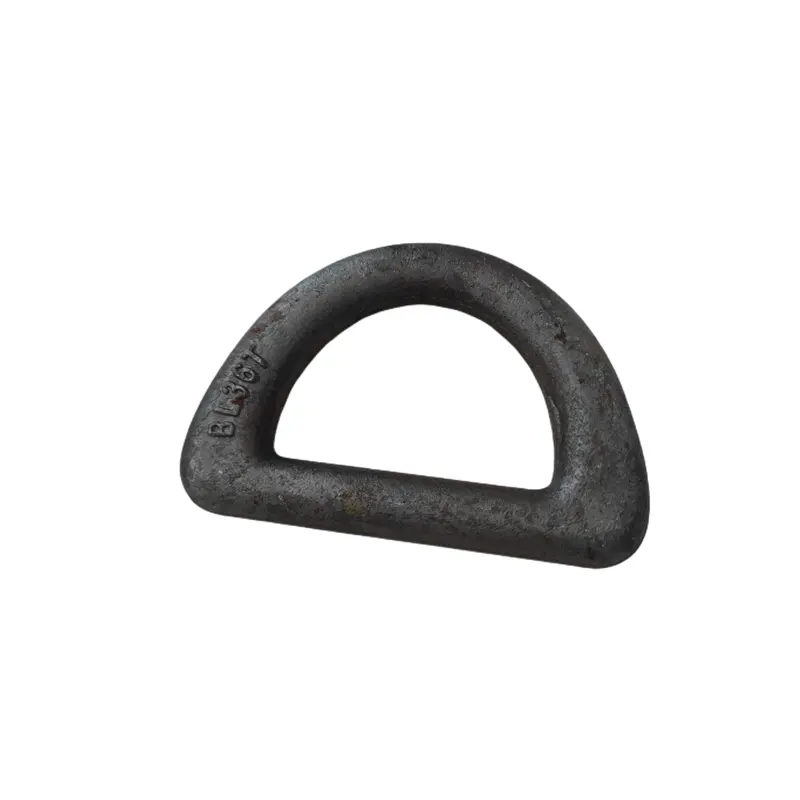 Drop Gesmeed Koolstofstaal D Ring Bind-Down Ankers Met Vastgeschroefde Clip Beveiligde Lading Met Zware Zilveren Stalen D-Ringen