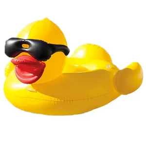 공장 도매 어린이와 성인 수영장 플로트 행 물 파티 장난감 PVC 풍선 큰 노란색 오리 하이 퀄리티