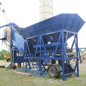 Factory Direct Hochwertige kleine mobile Beton mischa nlage HZS90 zum günstigen Preis - Product Image 5