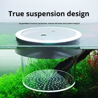 Aquarium flottant moderne en acrylique – Boîte d'élevage écologique pour la ponte, l'éclosion des œufs et la séparation des alevins pour cichlidés et plecos