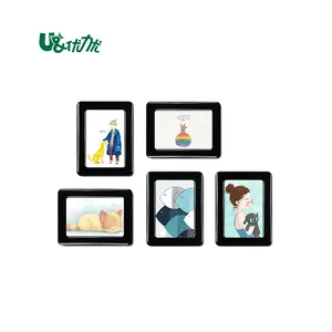 Refrigerator Magnets Decoration Custom Magnetic Family Picture Photo Frames Set