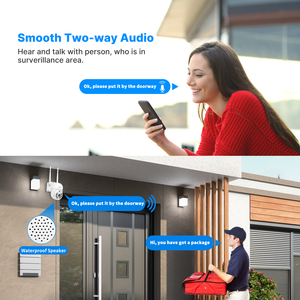 กล้องวงจรปิด Hiseeu 5MP H.265 แบบพาโนรามากลางแจ้ง รองรับ Wifi ภาพสีกลางคืน ระบบ PTZ พร้อมชุด NVR ไร้สาย - Product Image 4