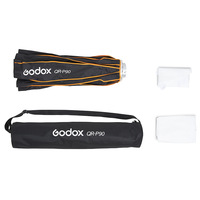 Godox QR-P70 P90 P120 Boîte à lumière rapide à monter, diffuseur externe pour accessoires de studio photo parabolique profond