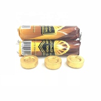Charbon à chicha YKS OEM Brand 33mm Golden Coal, briquettes rondes instantanées sans fumée, pour encens