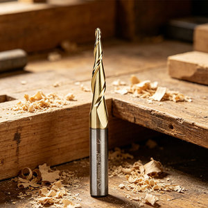 Frese a candela CNC professionali portatili ad alta velocità a 2 taglienti in carburo solido per legno - Ingrosso Cina - Product Image 1
