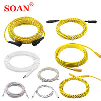 SOAN détecteur de fuite d'eau câble de détection de fuite de corde capteur de détection de ligne avec prise 3.5mm