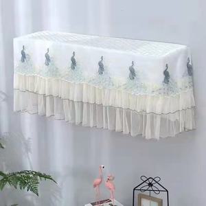 Housse de climatisation intérieure décorative pour fenêtre Protecteur de poussière Tissu dentelle Fournitures pour la maison Fixation murale <span class=keywords><strong>Mini</strong></span> Split - Product Image 6
