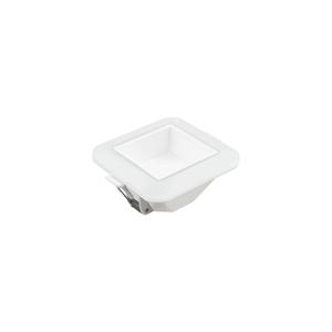 aro led cuadrado blanco 3 intensidades 8w fra - iluminación eficiente y versátil para ambientes modernos y decoración. - Product Image 1