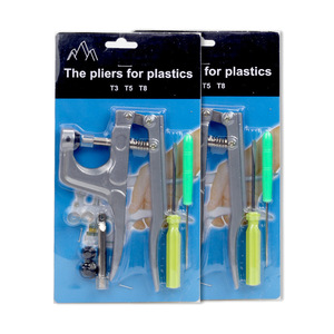 T5/T8 <span class=keywords><strong>Pince</strong></span> à <span class=keywords><strong>pression</strong></span> manuelle à quatre boucles Bouton en résine plastique coloré Outils d'installation manuelle <span class=keywords><strong>pour</strong></span> bricolage - Product Image 2