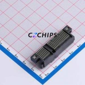 HDGCYLSY-SATA-108 Hard Drive Connector (SAS/SATA/M.2) SMD Connector SATA Female 22P 12mm - Product Image 2