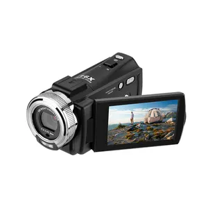 ORDRO HDR-V12 kamera Video Digital, Camcorder klasik mini 1080P FHD 16X saku Vlog untuk hadiah