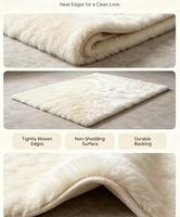 Tapis de sol moderne en bouclettes pour la maison, les voyages et les loisirs