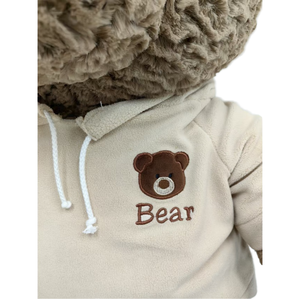 Joli jouet en peluche doux ours en peluche, poupée ours en peluche personnalisée pour la douche de bébé et l'anniversaire - Product Image 3