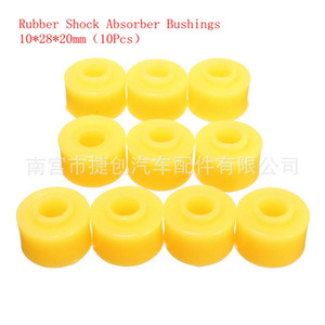 Bague en caoutchouc Jiechuang Auto Parts 10x28x20mm en polyuréthane pour remplacement d'amortisseurs automobiles - Product Image 5
