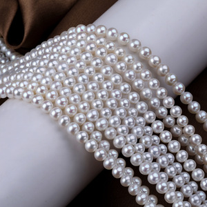 Cuentas Blancas de Agua Dulce Natural de Zhuji, Fuerte Brillo, para Collar Xiaomi, Rentables, Hechas a Mano, Semi-Acabadas, al por Mayor para Bebés - Product Image 3