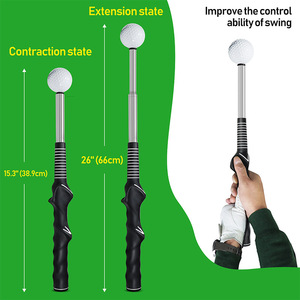<b>Golf</b> Swing Trainer Telescopic Stainless Steel Practice Club For Right Left Hand Training - Product Image 4