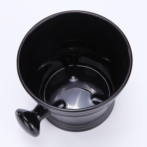 ชามโฟมโกนหนวดว่านเม่ย พลาสติกสีดำ พร้อมด้ามจับ สำหรับดูแลเครา - Product Image 2