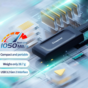 King-ston ฮาร์ดไดรฟ์พกพา XS1000 PSD Mobile, 1TB2TB4TB ความเร็วสูง USB 3.2Gen2ฮาร์ดไดรฟ์ขนาดเล็กแบบพกพา1TB 2TB 4TB - Product Image 2