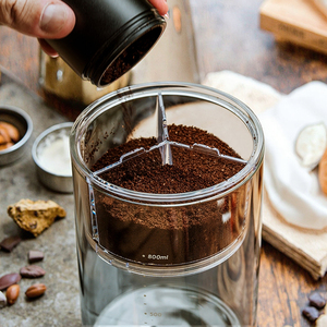 เครื่องชงกาแฟแบบหยดเย็น14ออนซ์เครื่องทำกาแฟดริปกาแฟเย็นแบบหยดช้าเครื่องผลิตเบียร์เข้มข้นพร้อมการไหลของน้ำแบบปรับได้ - Product Image 2