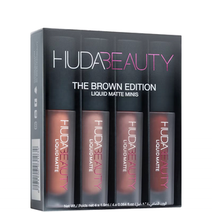 Ensemble de 4 mini gloss et brillants à lèvres <span class=keywords><strong>Huda</strong></span>, gloss à lèvres liquide hydratant, 4 couleurs, fini mat - Product Image 5