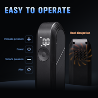 Mini compresseur d'air électrique automatique numérique sans fil, pompe à pneu Portable, gonfleur de pneus
