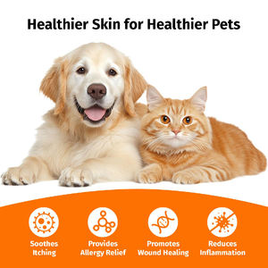 プライベートブランドの犬用ホットスポットスプレー、かゆみ止めスプレー。アレルギー、乾燥、かゆみのある皮膚、傷のケアに役立ちます。すべての動物に適しています。 - Product Image 4